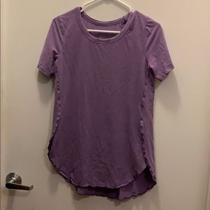 Lululemon purple cotton tee size 6